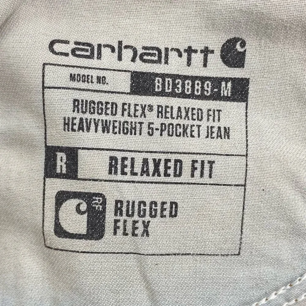 Carhartt Men's Relaxed Fit Straight Leg Rugged Flex Utility Jeans  |  Size:  44